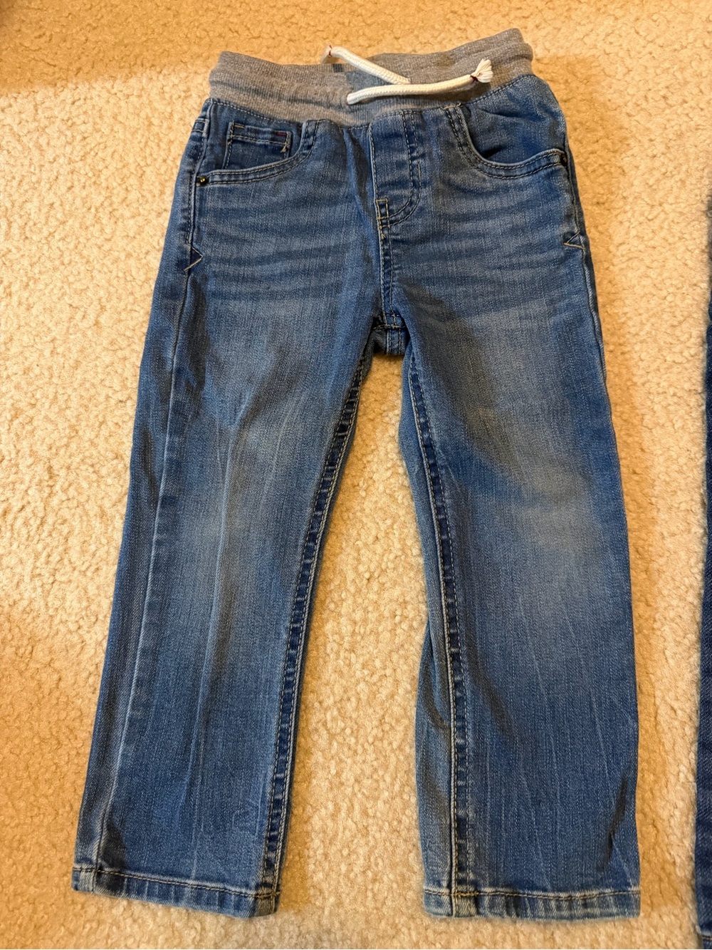 Cat & Jack Boys Blue Elastic Waist Jeans